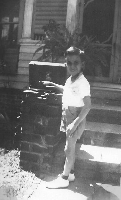 Tam Henderson and his first phonograph