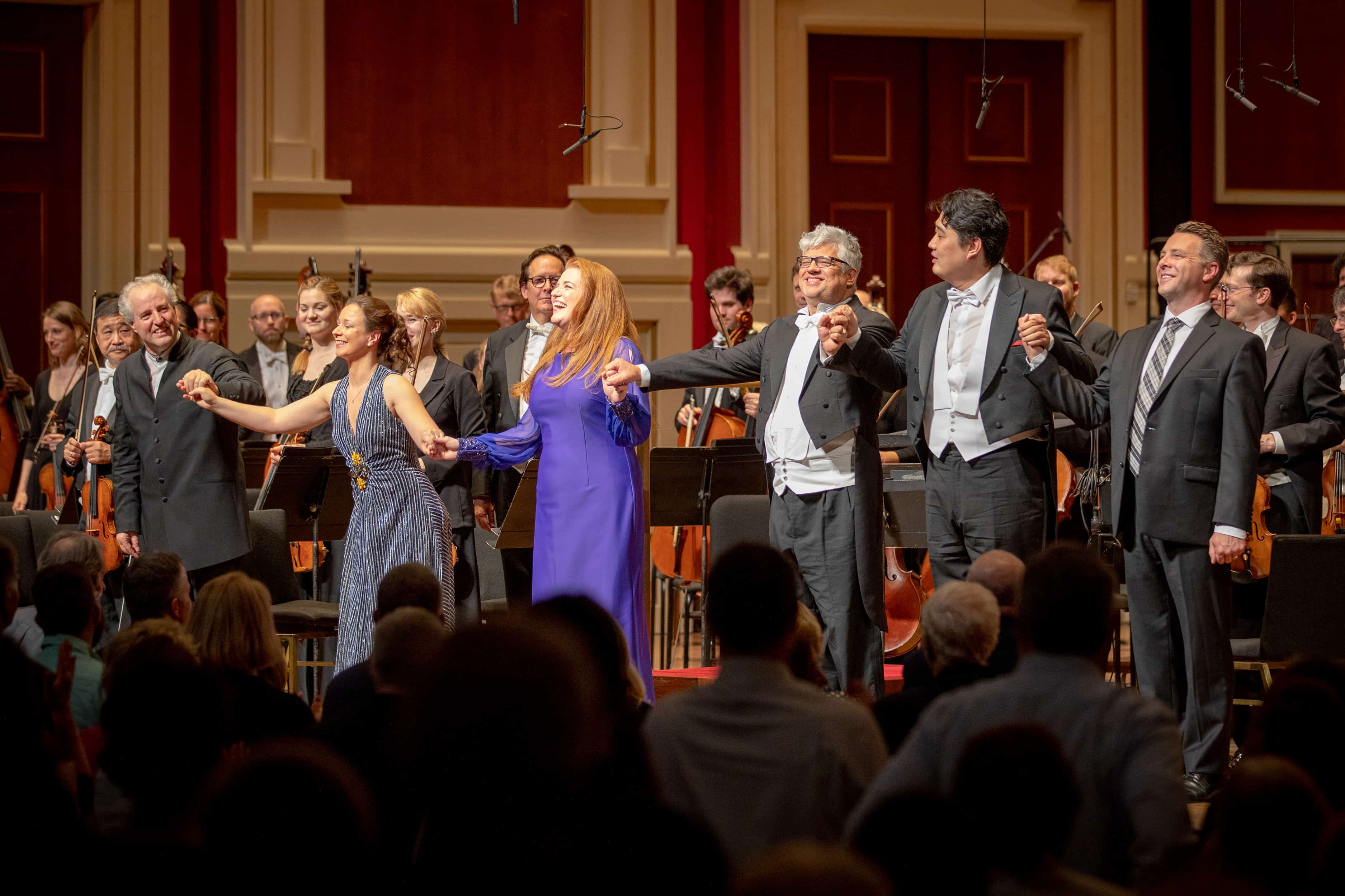 Beethoven 9 recording concert: Manfred Honeck, Christina Landshamer, Jennifer Johnson Cano, Werner Güra, Shenyang, Matthew Mehaffey © Pittsburgh Symphony Orchestra