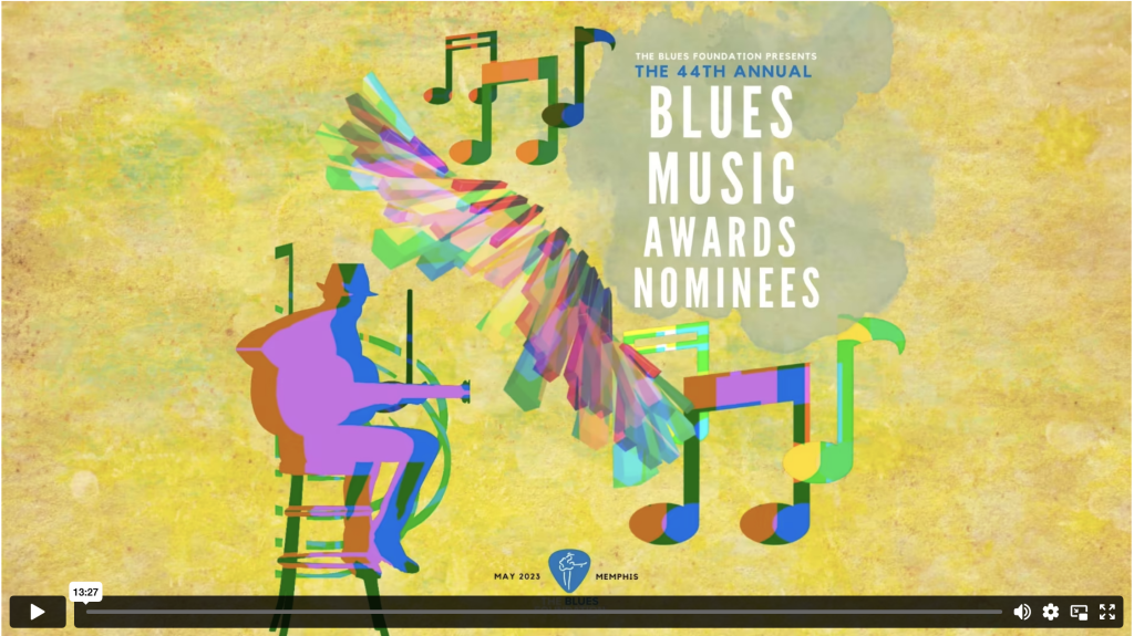Vimeo screenshot for the video showing the 44th Annual BMA logo