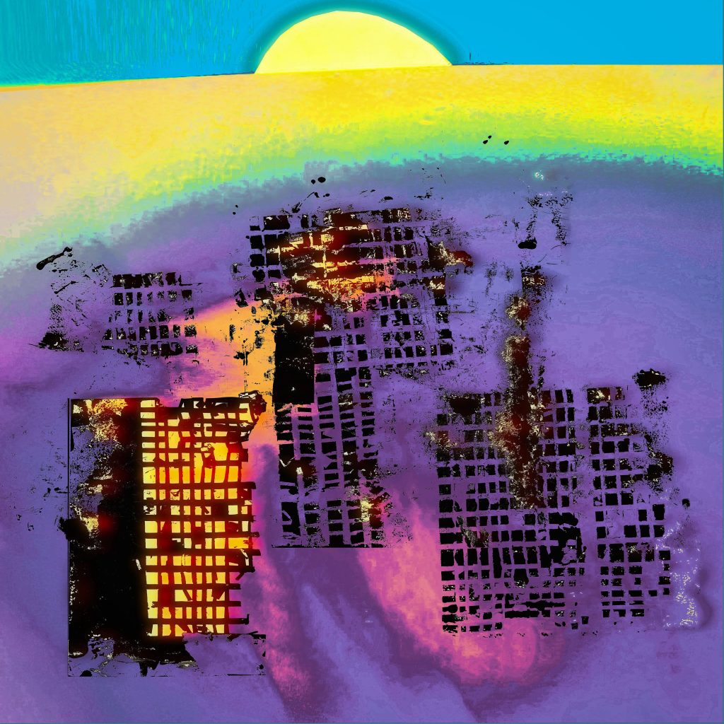 Burning buildings - Maria, 11 years old, Aza Nizi Maza, art direction by Mykola Kolomiyets