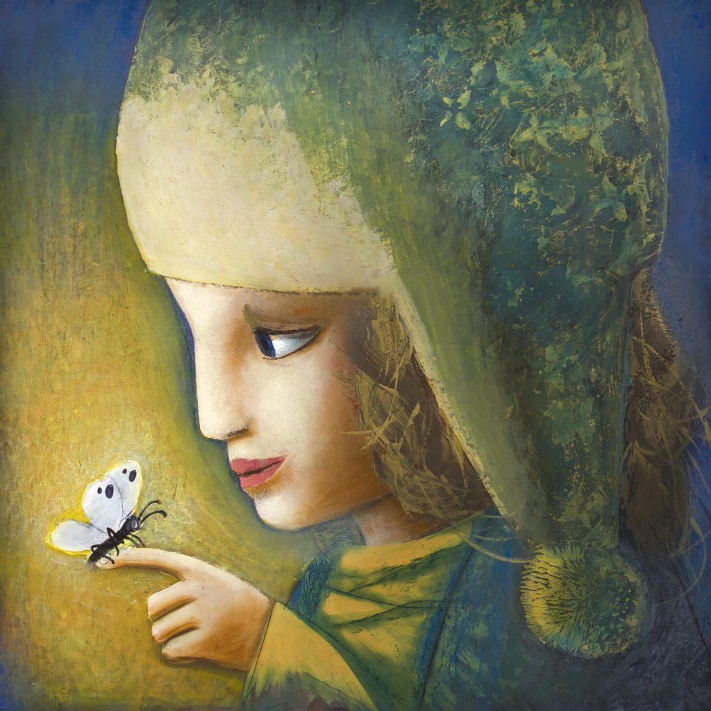 Butterfly - Maria Marachovskaya, 12 years old, Aza Nizi Maza, art direction by Mykola Kolomiyets
