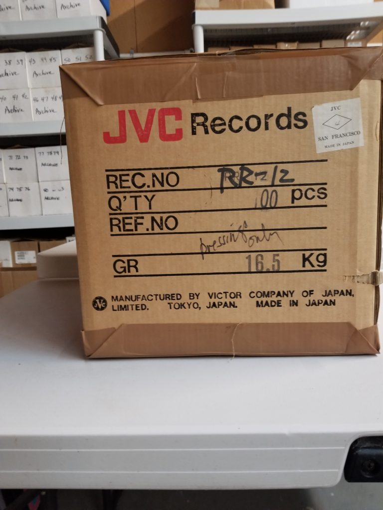 JVC Records box