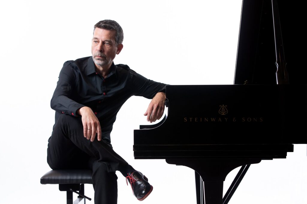 Sergei Kvitko at the piano